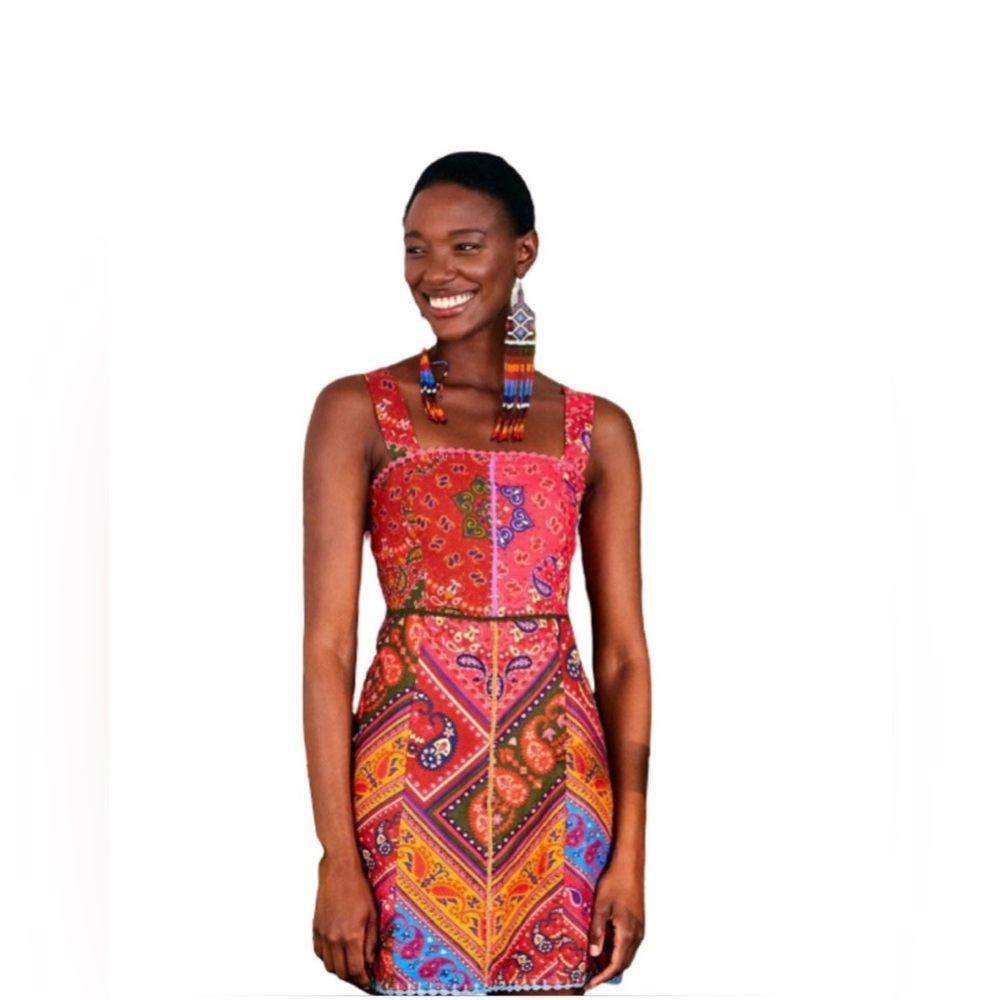 FARM Rio Colorful Bandana Midi Dress - Picture 3 of 8